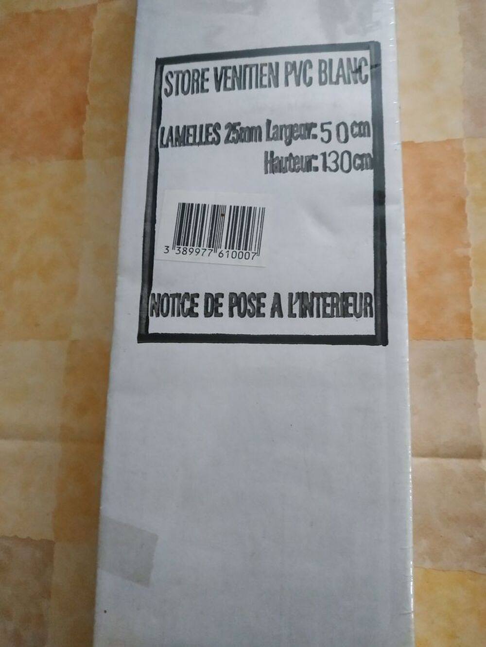 STORE VENITIEN PVC BLANC Bricolage