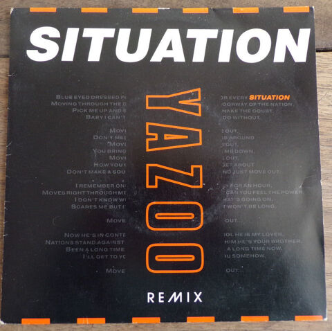 SituationYazoo remix disque vinyle  8 Laval (53)