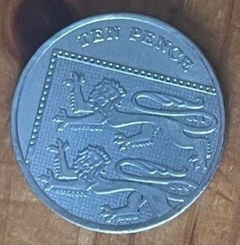 Pi�ce de monnaie - 10 Pence Elizabeth II 2008 (Angleterre) Dijon (21)