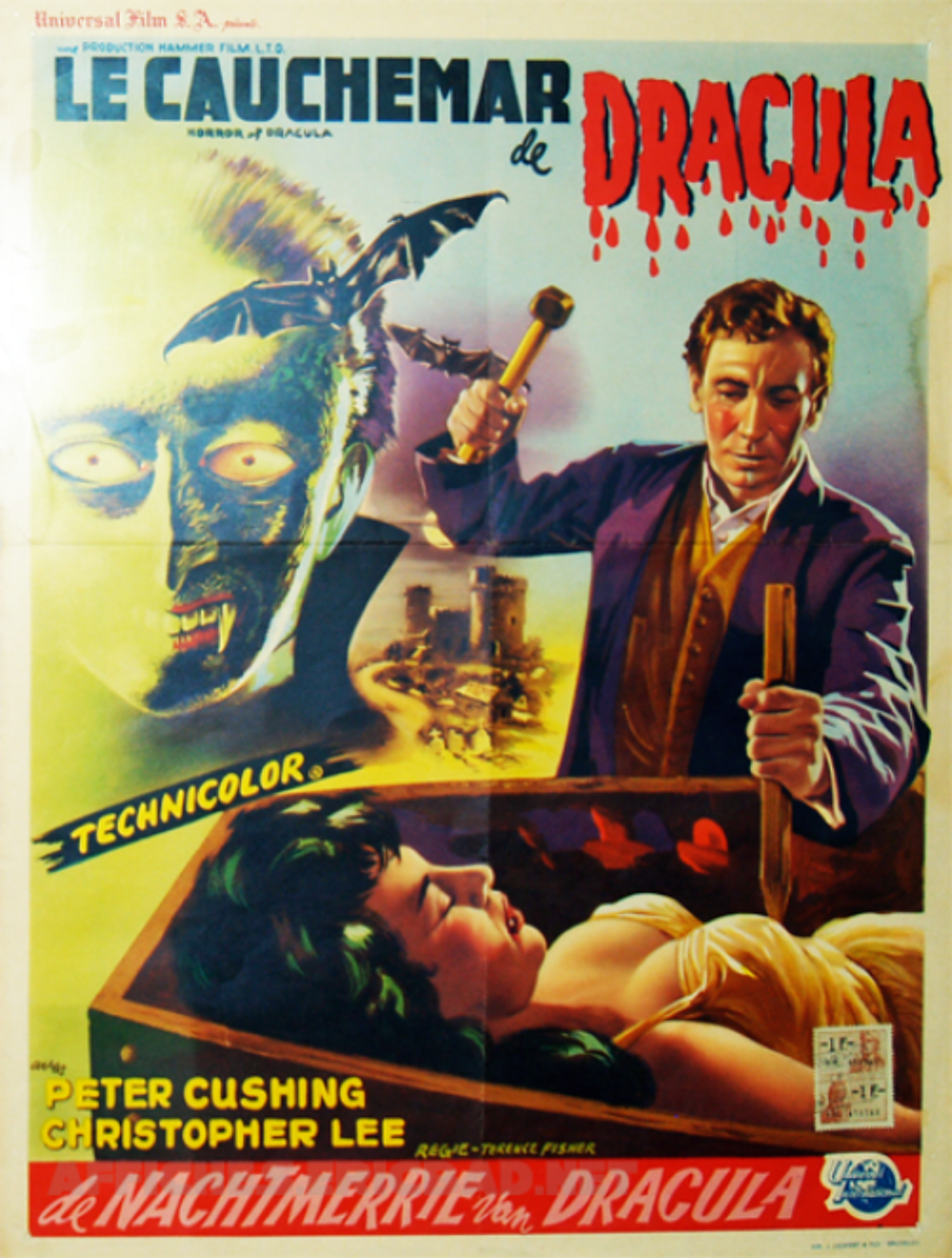 LE CAUCHEMAR DE DRACULA ( 1958 ) avec peter cushing DVD et blu-ray