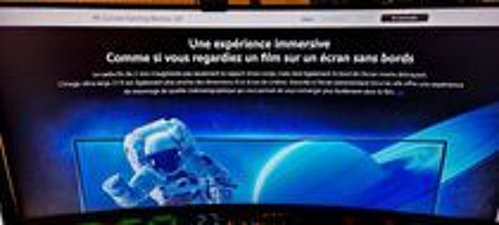 Ecran PC Xiaomi 34" incurv&eacute; - gamer 144Hz - 21/9 Matériel informatique