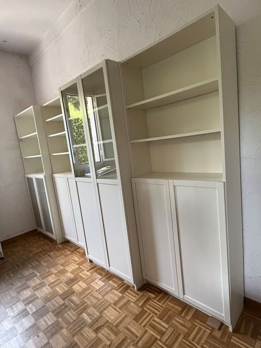 Lot de 4 biblioth&egrave;ques Ik&eacute;a BILLY Blanc Meubles