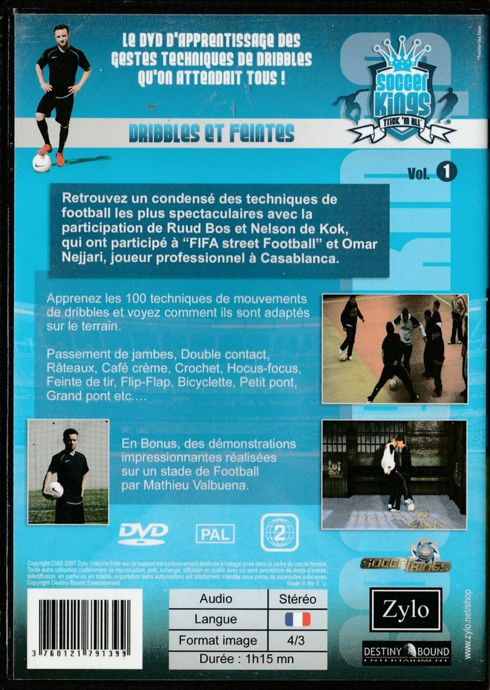 Mathieu Valbuena dribles et fentes DVD et blu-ray