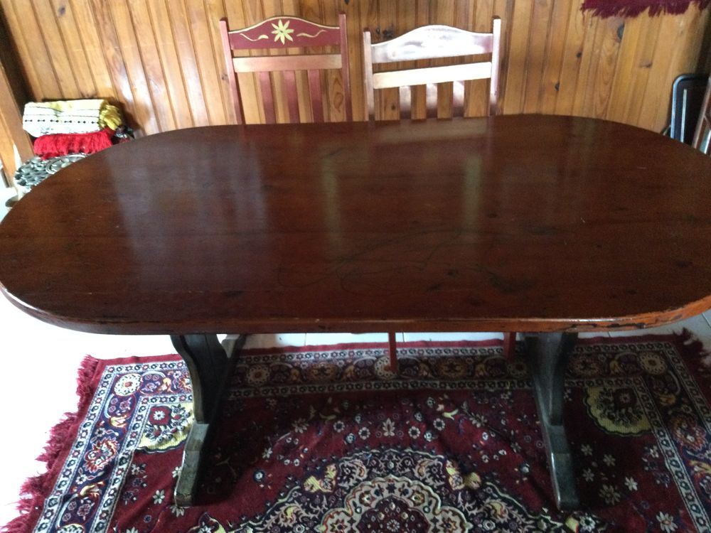Grande Table en bois massif Meubles