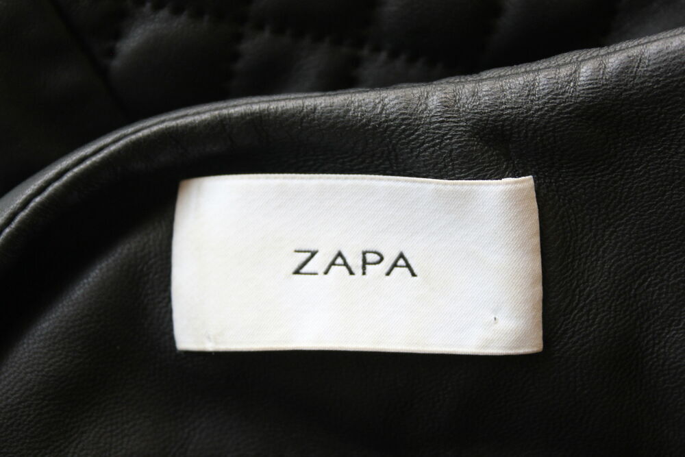 Veste cuir matelass&eacute; ZAPA T.XL (44/46) Vêtements