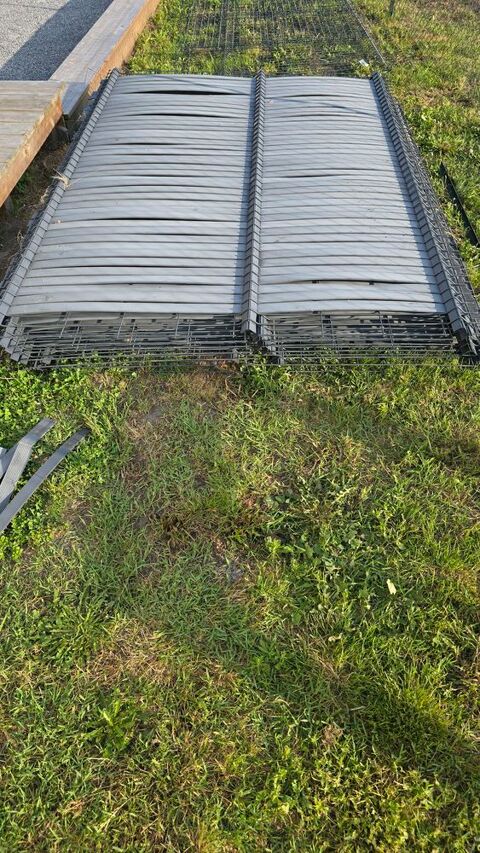 grillage rigide 31m complet avec soubassement et poteaux 0 Magescq (40)