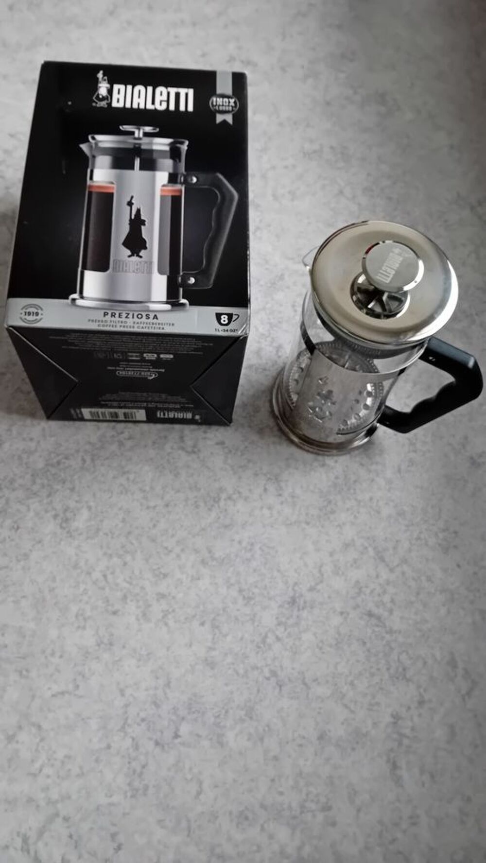 Cafeti&egrave;re Bialetti inox 8L originale neuve. Electroménager