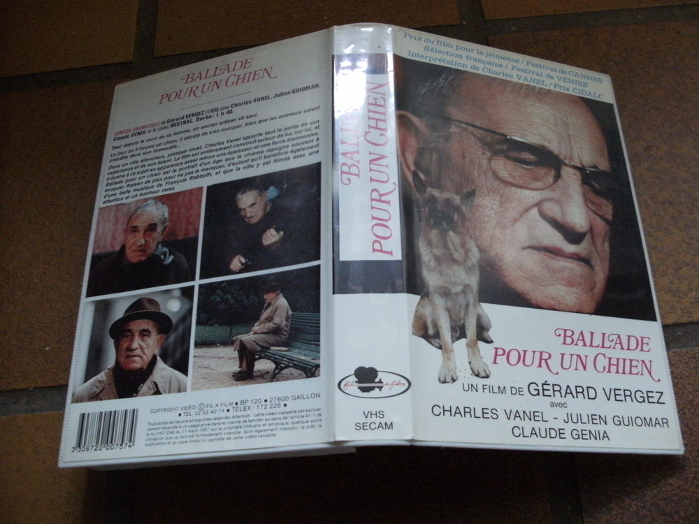 Film : " Ballade pour un chien " DVD et blu-ray