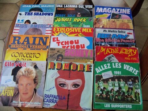Vinyles 45t Lot 6 4 Bers�e (59)