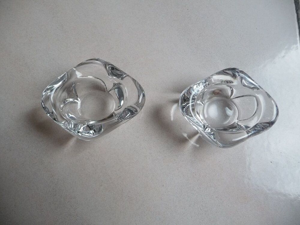 Sali&egrave;re et poivri&egrave;re en cristal ann&eacute;es 60 Cuisine