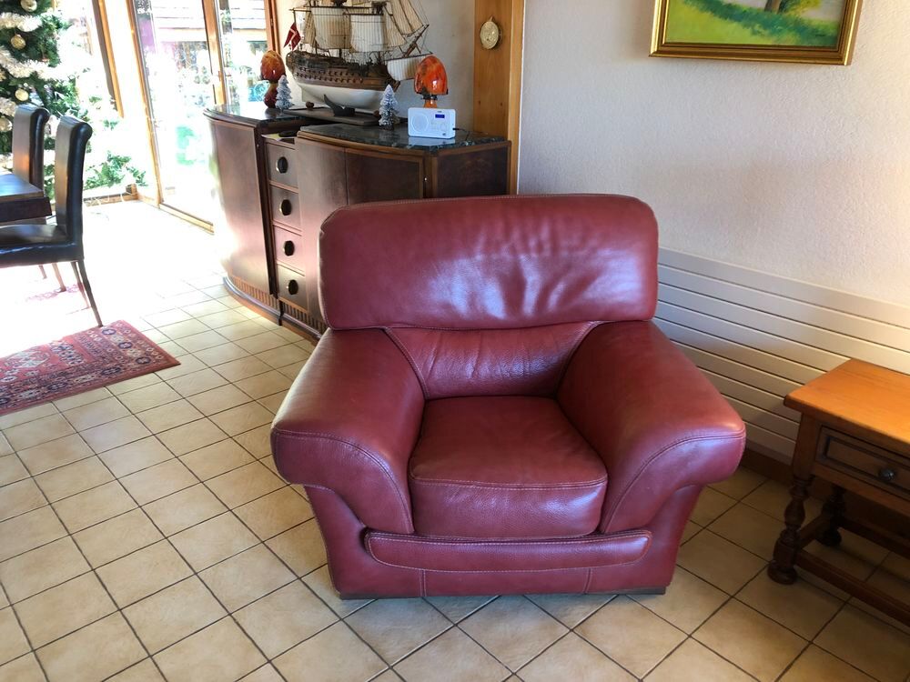 Salon cuir buffles Meubles