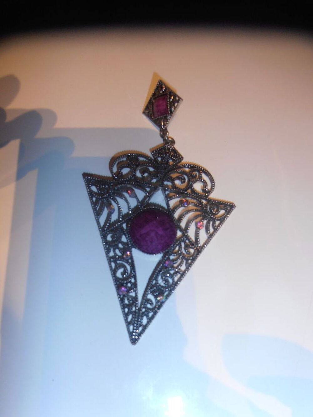 Boucles d'oreilles triangulaires 29 (28b) Bijoux et montres