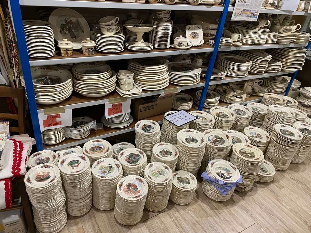 vaisselles Sarreguemines Obernai 