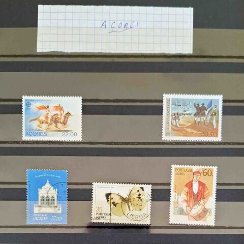 Série de timbres de collection des Açores Gap (05)