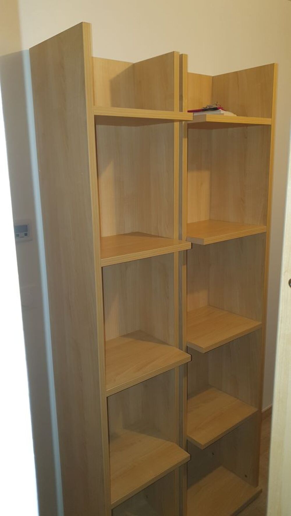 Lit double Mezzanine avec un bureau et 2 &Eacute;tag&egrave;res s&eacute;parables Meubles