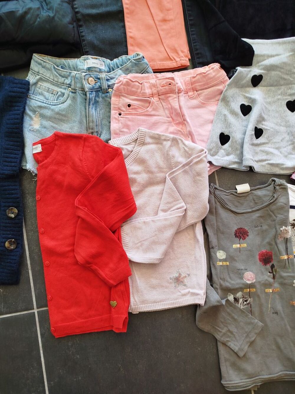 Lot de v&ecirc;tements fille hiver 8/10 ans V�tements enfants