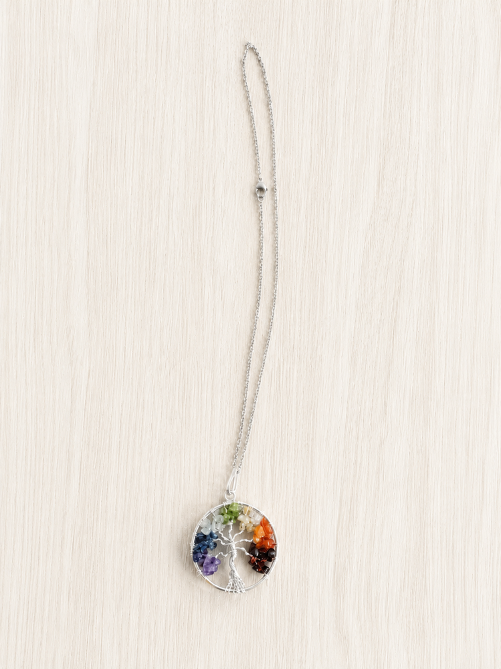 Cha&icirc;ne 45 cm et pendentif arbre de vie Bijoux et montres