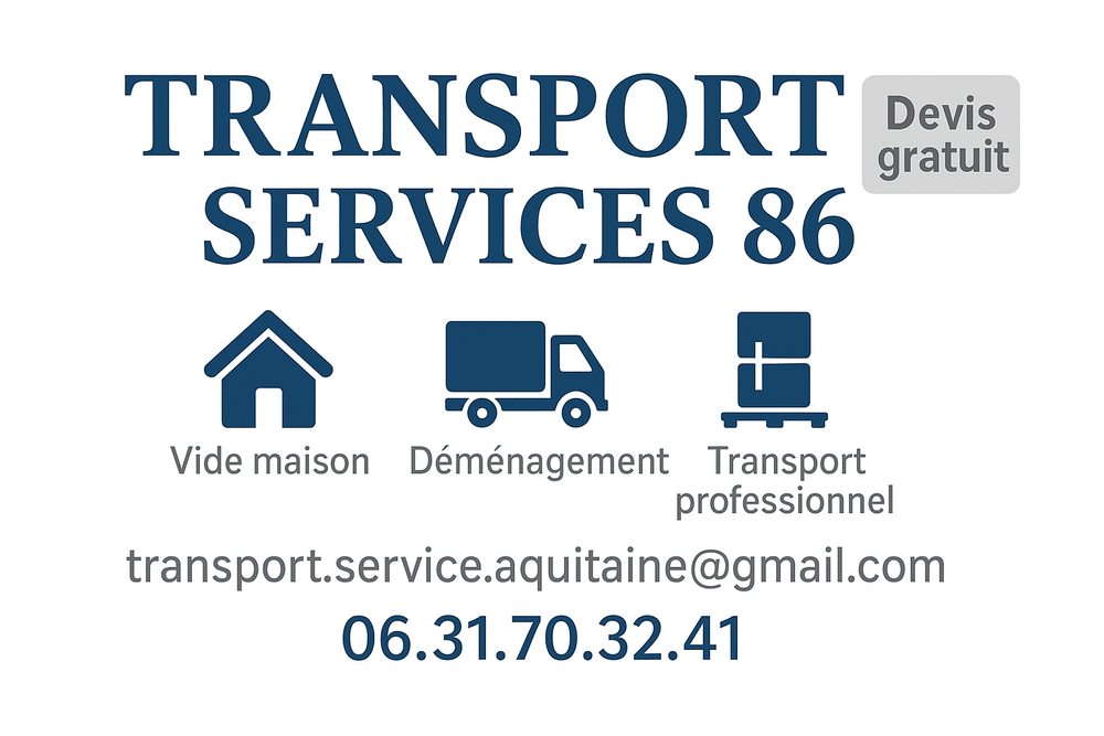   D�M�NAGEMENT, VIDE MAISON, TRANSPORT  