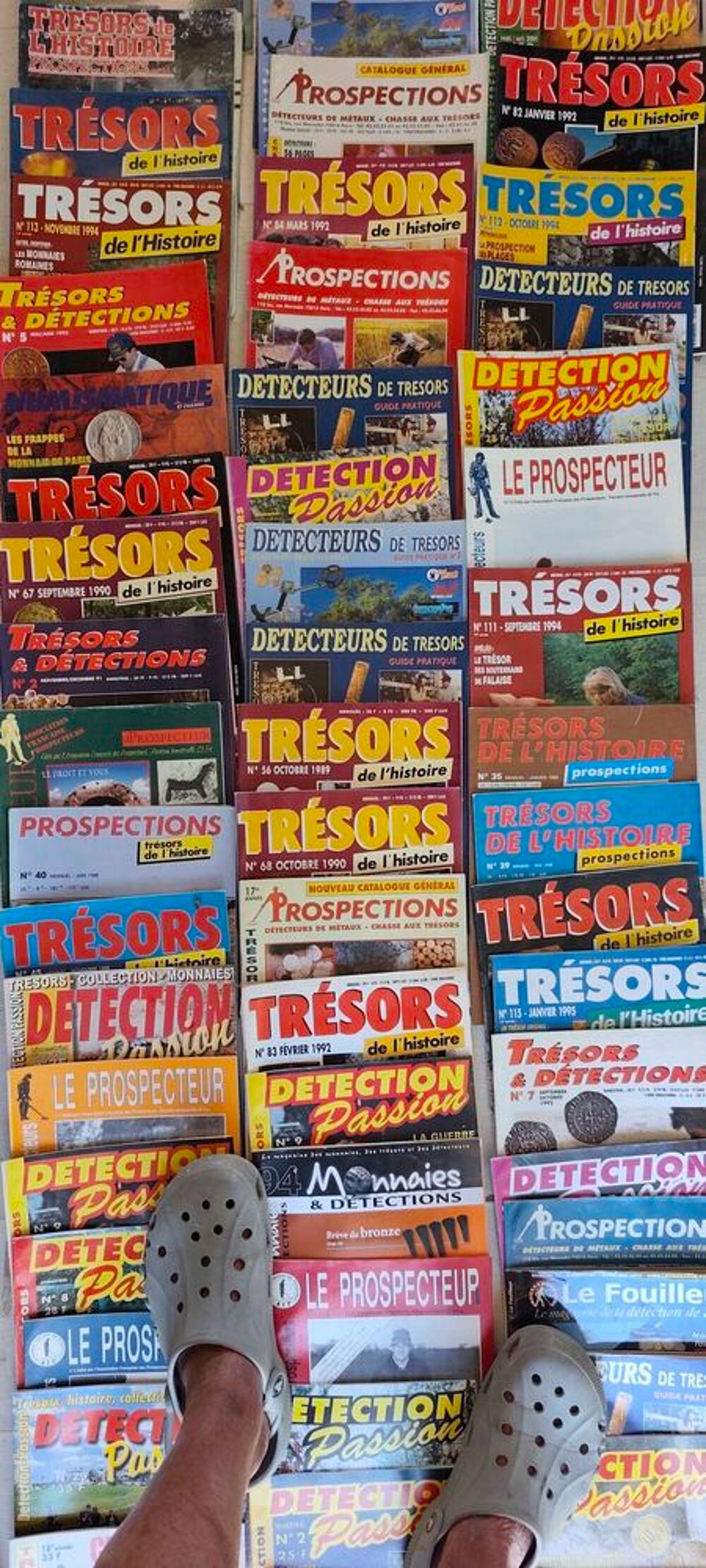 Lot de 83 Magazines Prospection D&eacute;tecteur Livres et BD