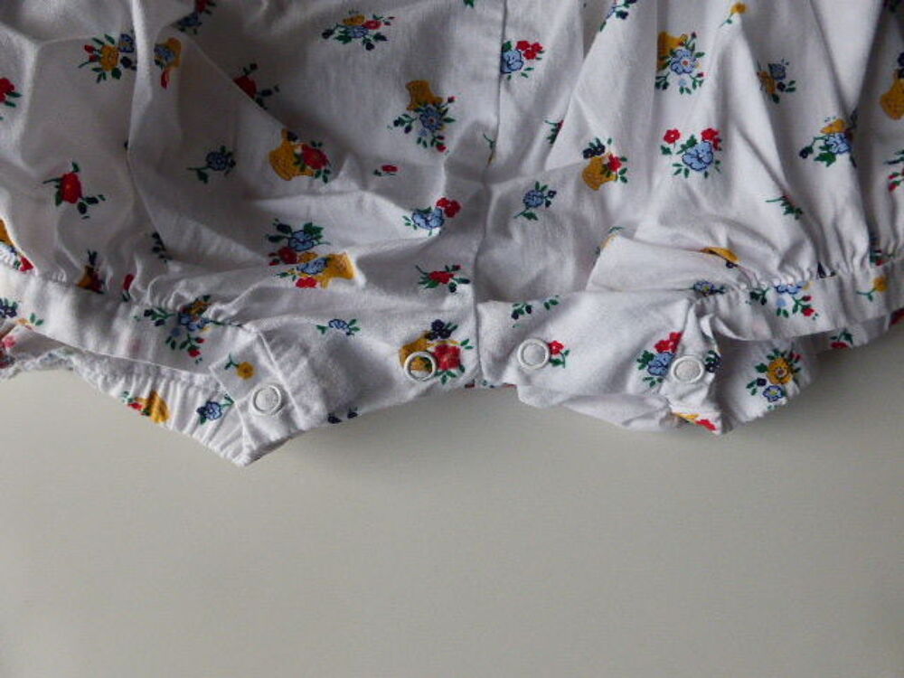 Bloomer Jacadi blanc motif fleuri 18 mois Vtements enfants
