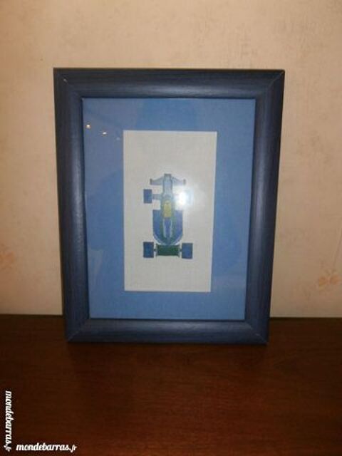 Cadre bleu motif voiture brod�e (17) 5 Tours (37)