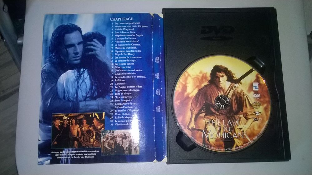 Dvd Le Dernier des Mohicans
1992
Excellent etat DVD et blu-ray