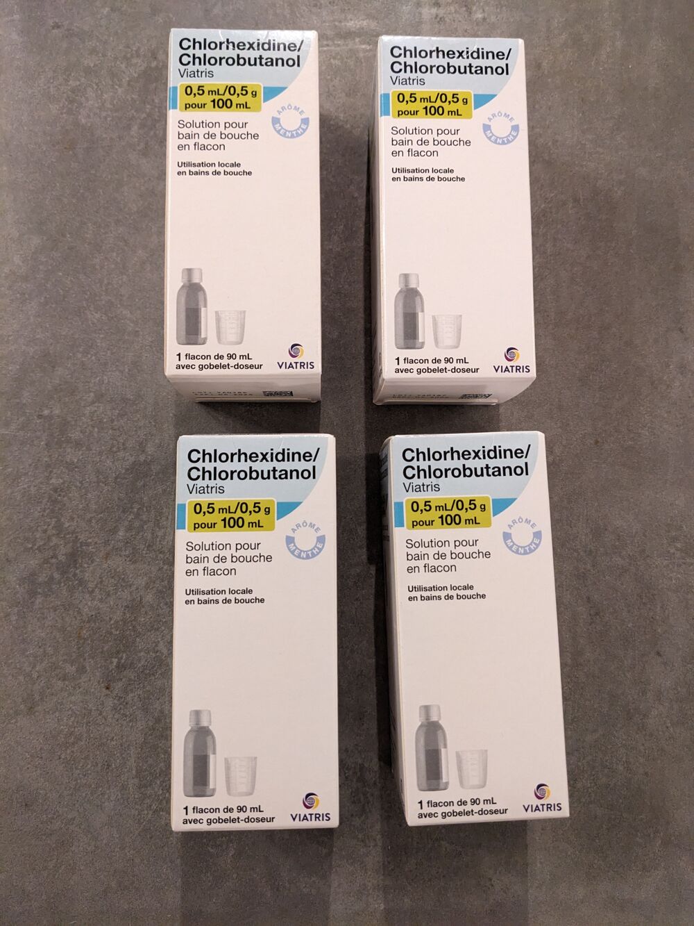 4x Chlorhexidine/Chlorobutanol ( ELUDRIL ) 0,5mL/0,5g pour 1 Bricolage