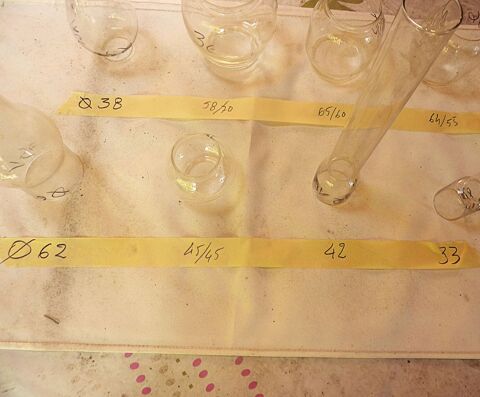 Verres pour Lampes anciens cristal 10 Saint-Médard-en-Jalles (33)