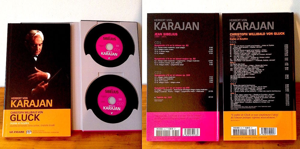 LOT 8 CD MUSIQUE CLASSIQUE Van Karajan Beethoven CD et vinyles