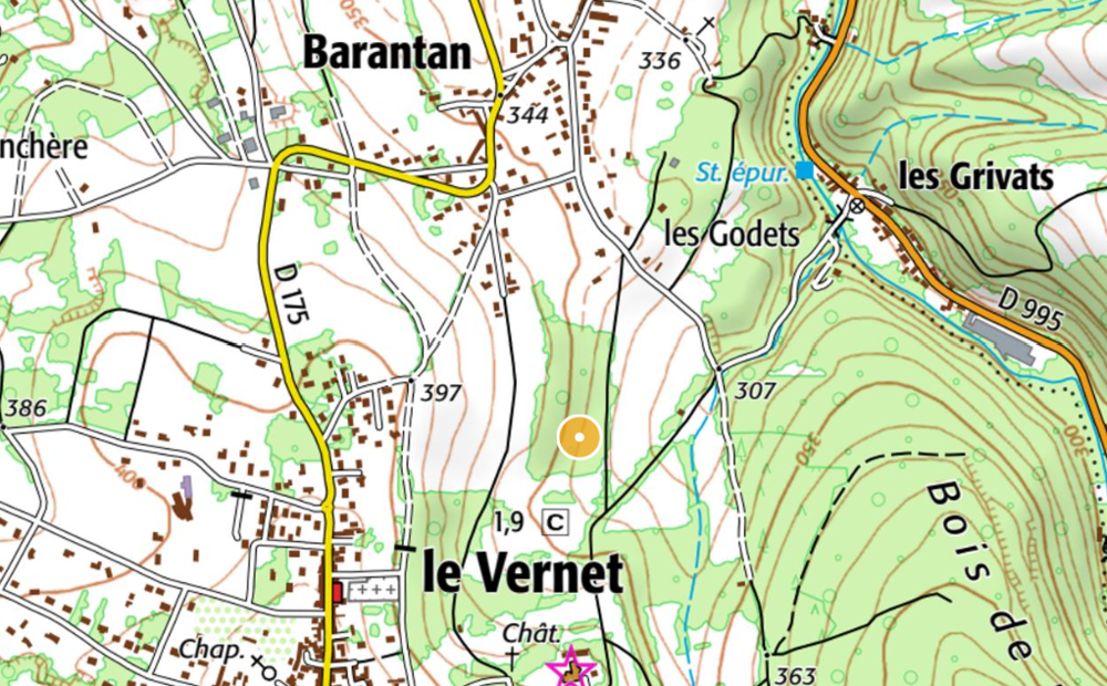 Vente Terrain TERRAIN DE 23,6 ARES ( ancienne Vigne).. 