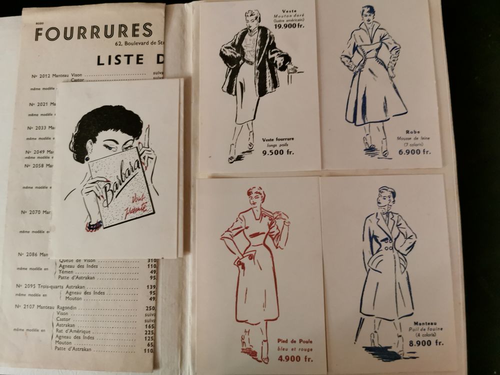 Catalogue de luxe des Fourrures BRUNSWICK ann&eacute;e 1950 