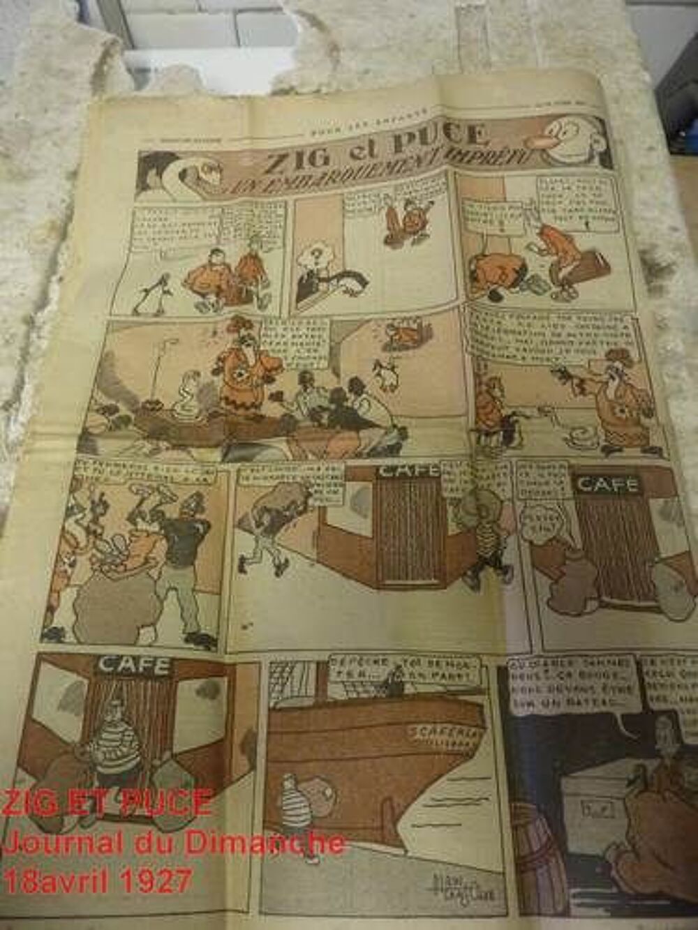 BandesDessin&eacute;es documentsanciens vieuxpapiers Journaux 1927 