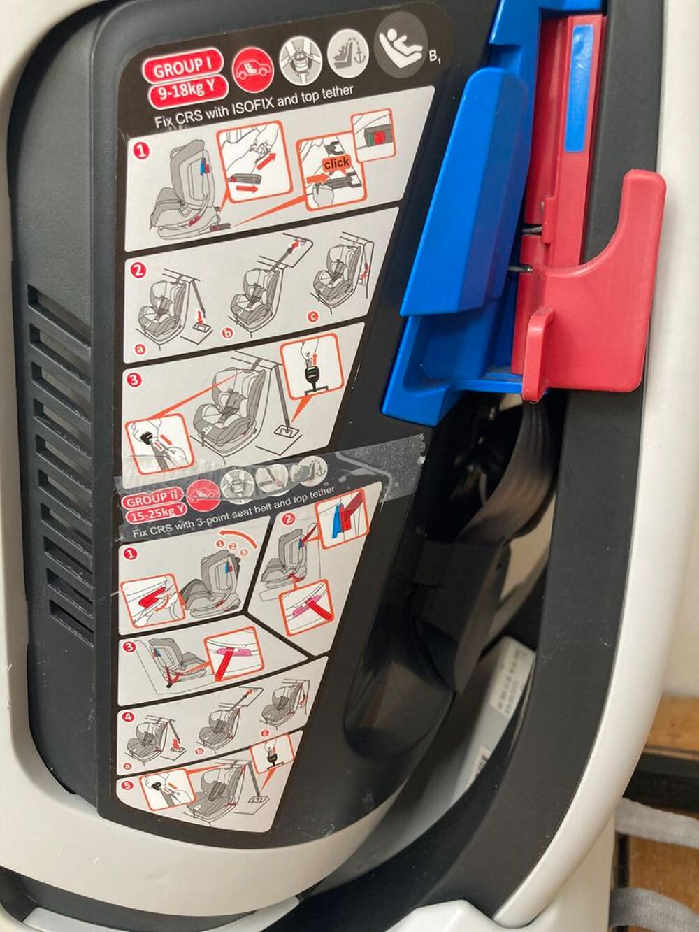 SIEGE AUTO ISOFIX CHICCO RIO ? DU GROUPE 0+ &agrave; 2 ( JUSQU'&Agrave; 2 Puériculture