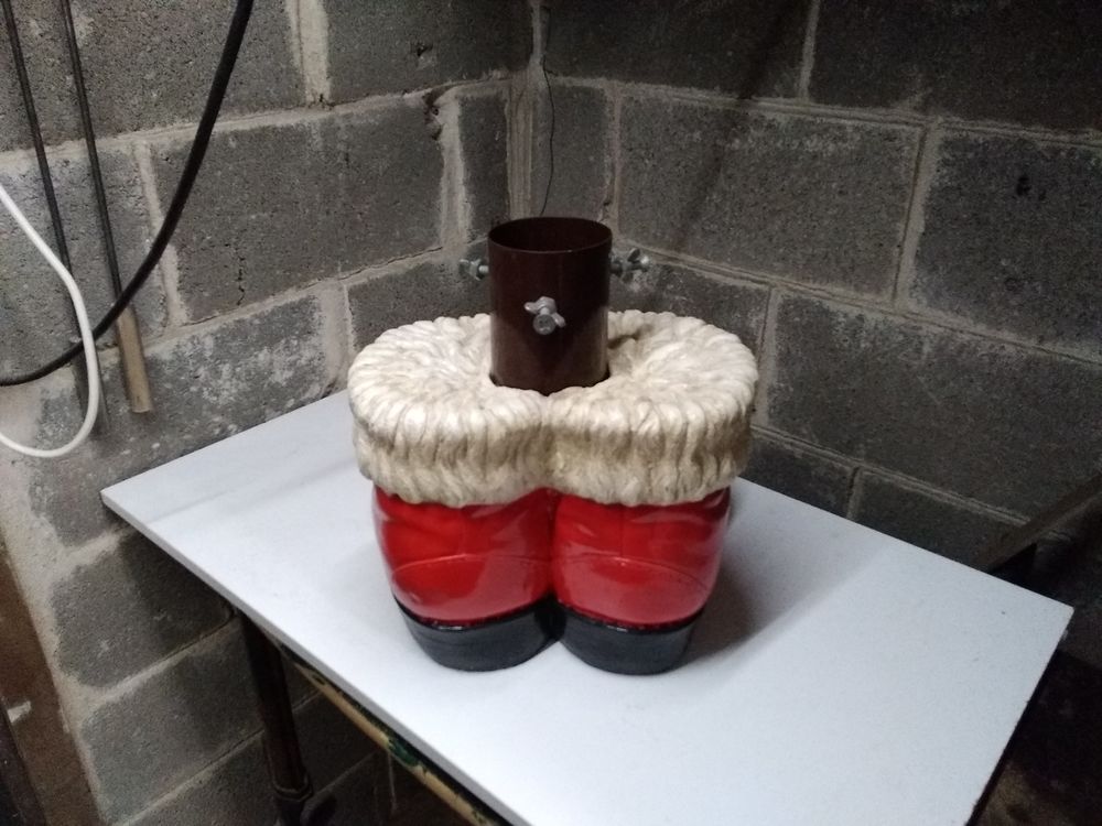 Bottes du p&egrave;re No&euml;l assez lourdes pour fix&eacute; vrai sapin No&euml;l Décoration