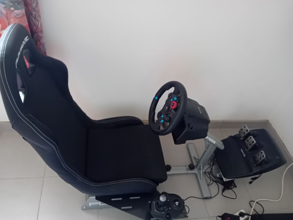 Si&egrave;ge de jeu simulation de conduite Consoles et jeux vidéos