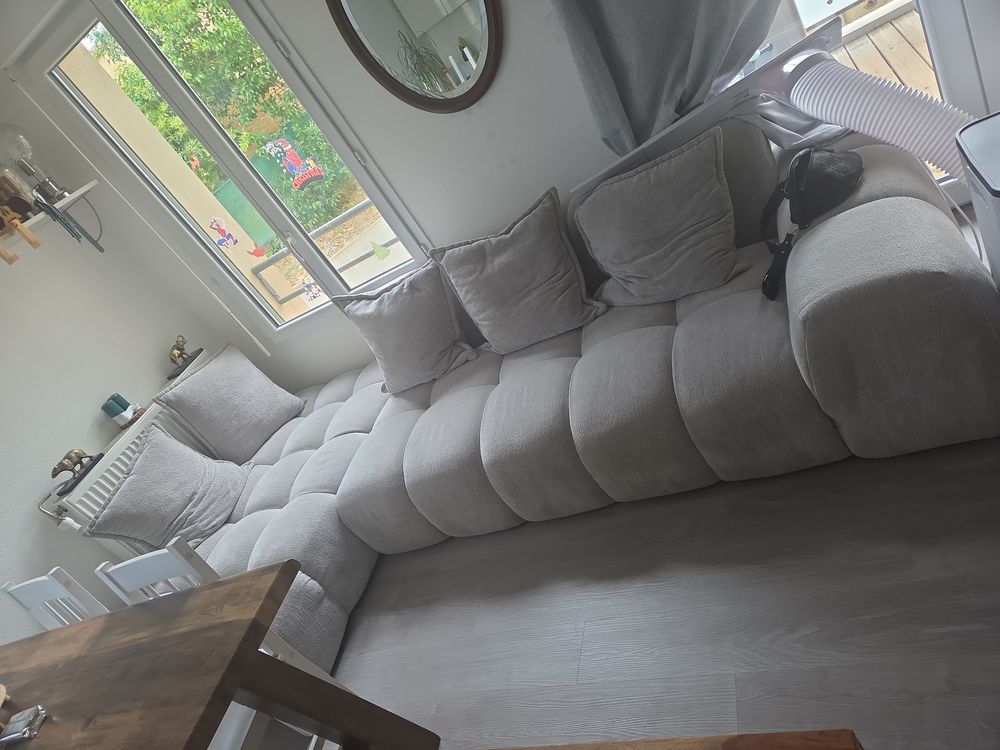Canap&eacute; bobochic evrest + pouf Meubles