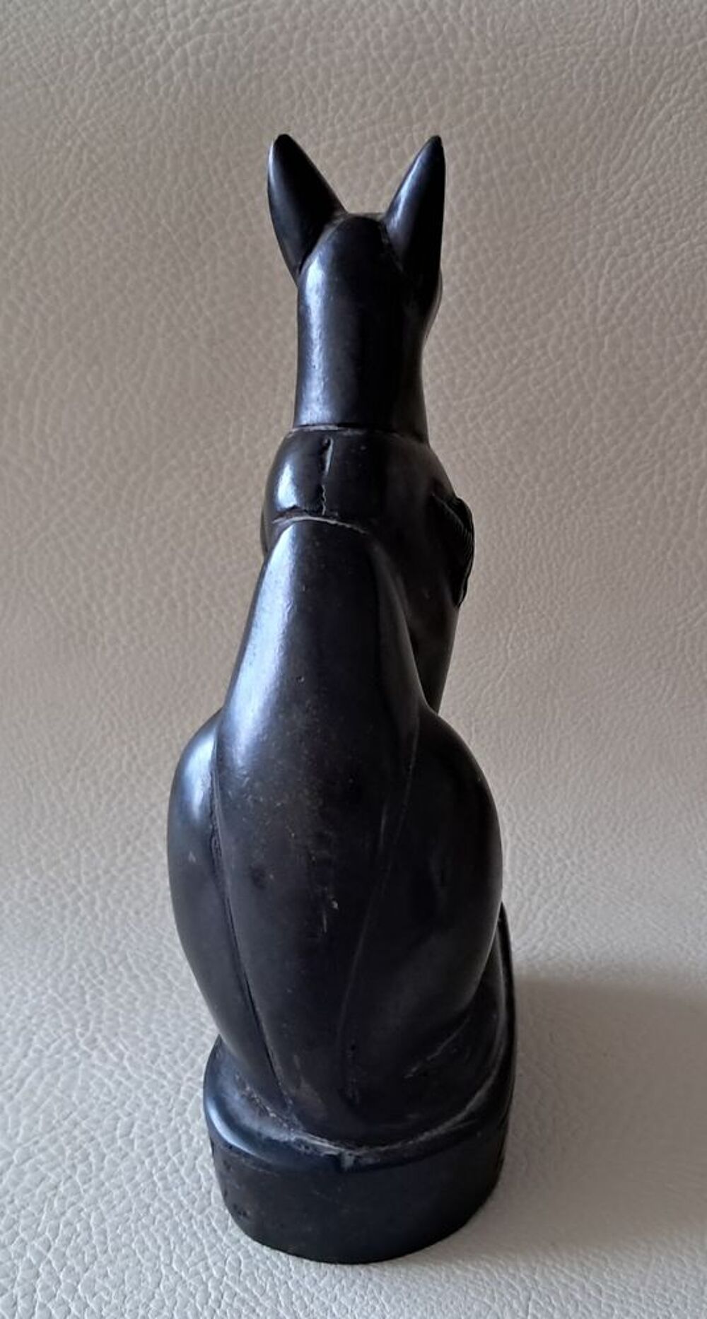 statue figurine bibelot d&eacute;coratif de chat &eacute;gyptien en r&eacute;sine Décoration