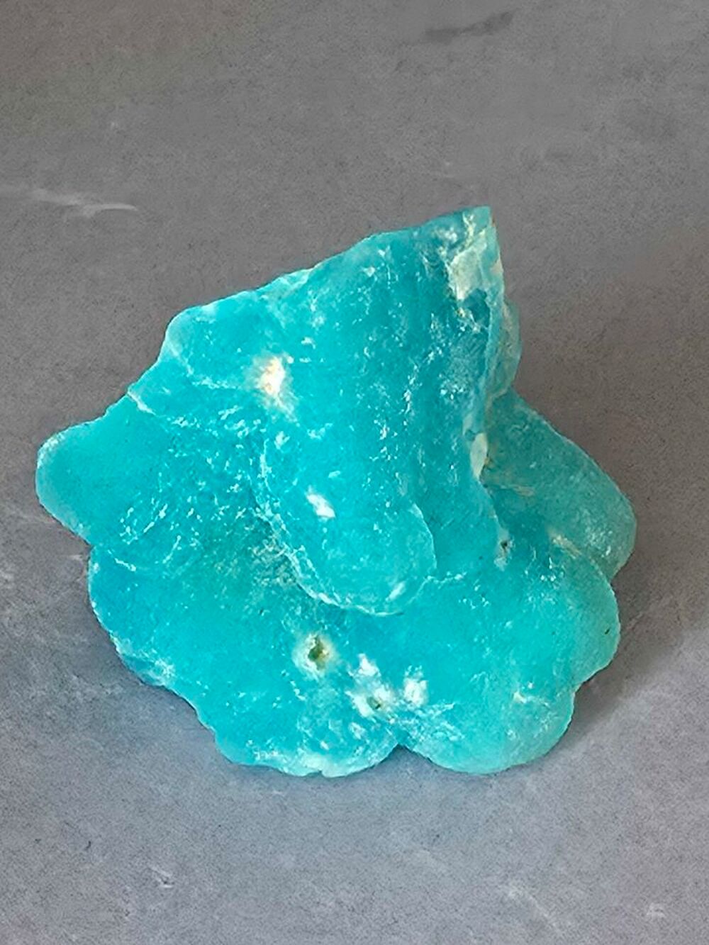 H&eacute;mimorphite Bleue Cristallis&eacute;e Katanga RDC-Min&eacute;ral Brut Collection 10g 
