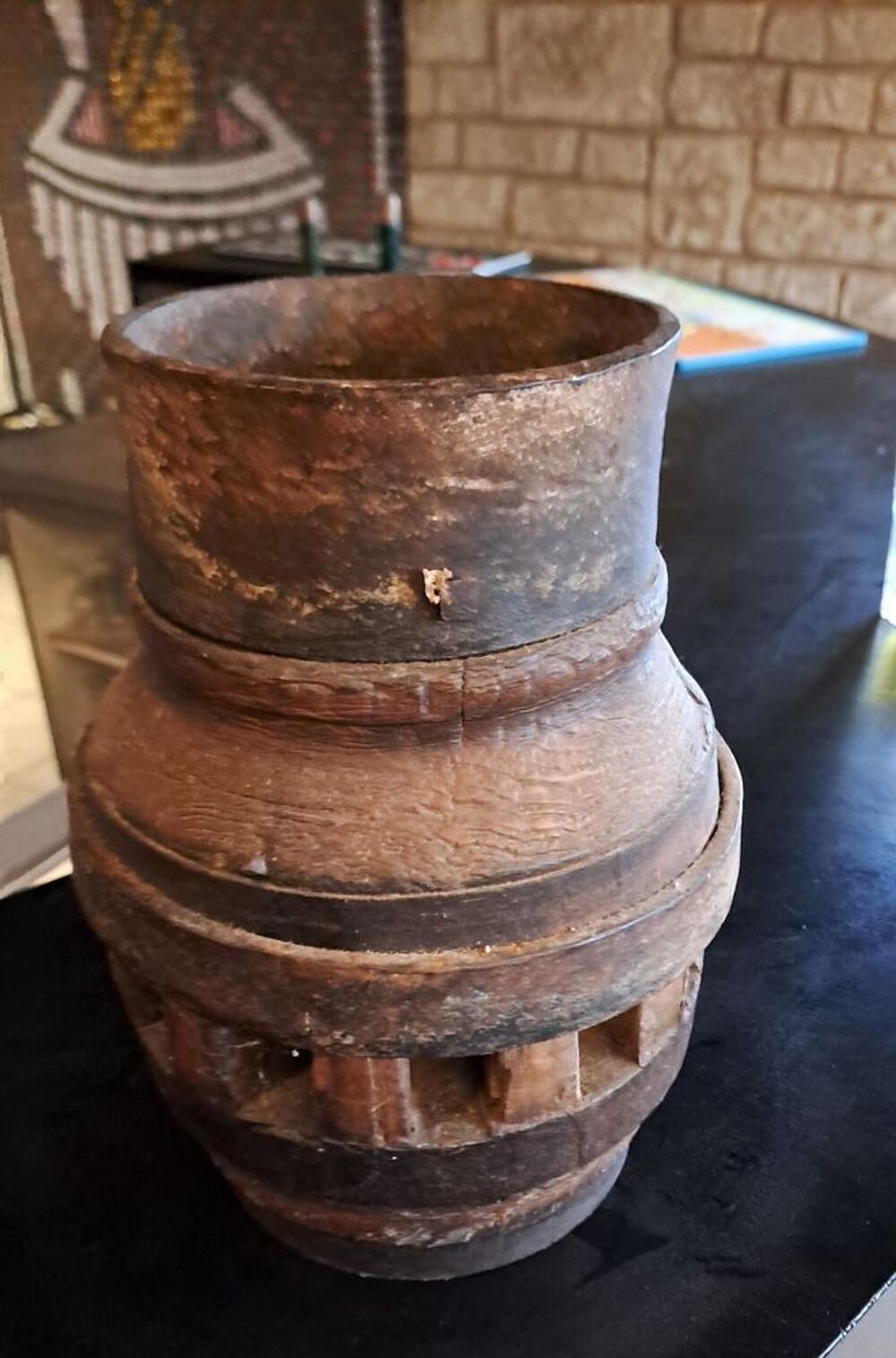 Moyeux de char en bois, ancien Décoration