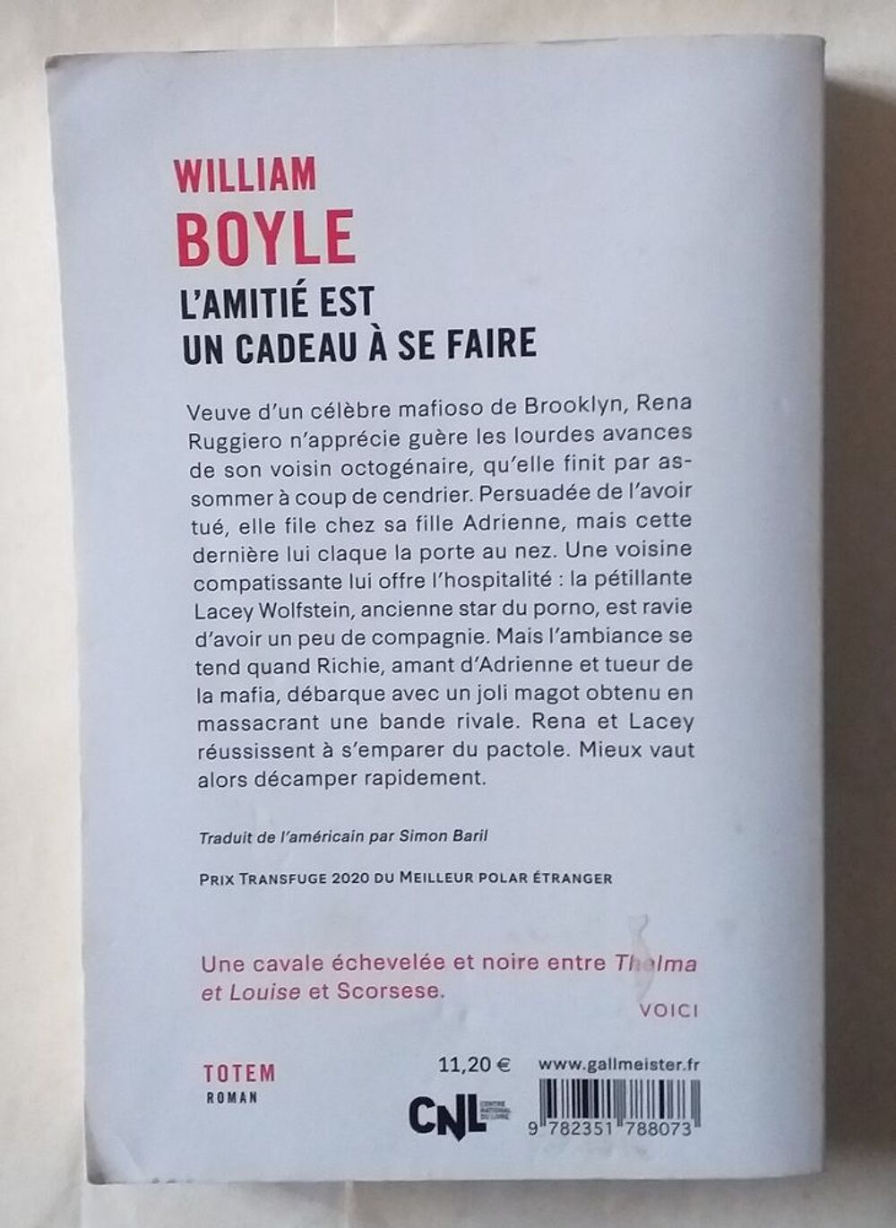  William BOYLE : l'amiti&eacute; est un cadeau &agrave; se faire Livres et BD