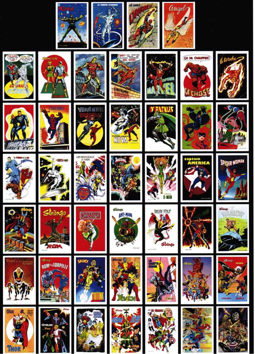 46 Posters Strange - Marvel (1970-1994) Livres et BD