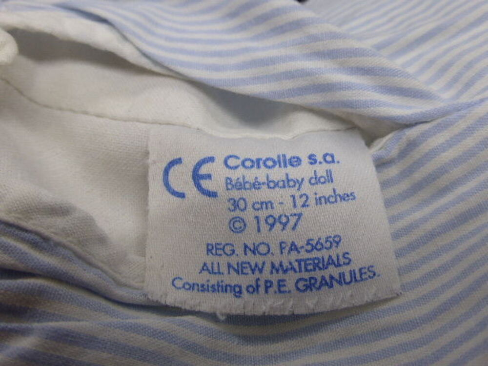 COROLLE poup&eacute;e Calin charmeur bleu 1997 95-12 F14 Jeux / jouets