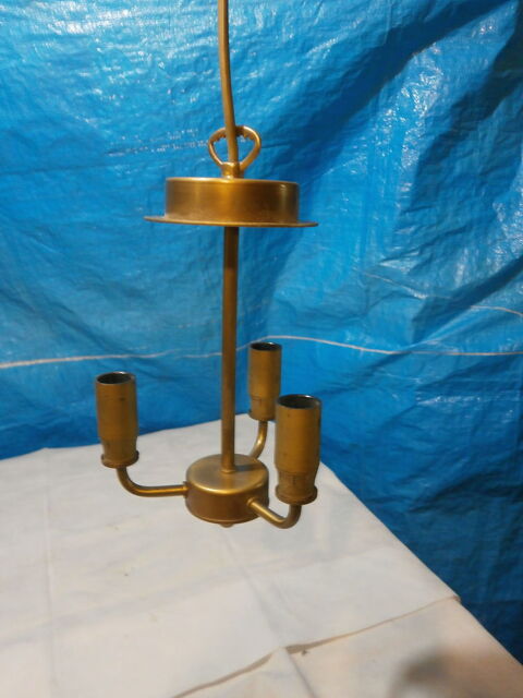 Lustre � 3 branches dor�e 5 Wolxheim (67)