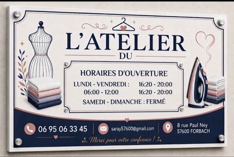 Repassage professionnel - L'Atelier du Repassage &agrave; Forbach 0 57600 Forbach