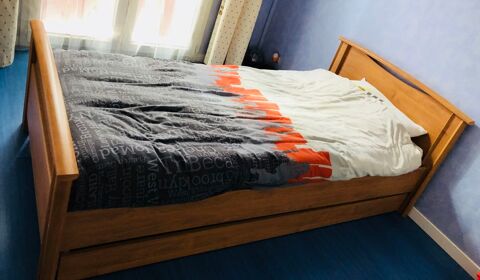 lit h�tre 1 personne avec tiroir 80 Saint-Laurent-du-Var (06)