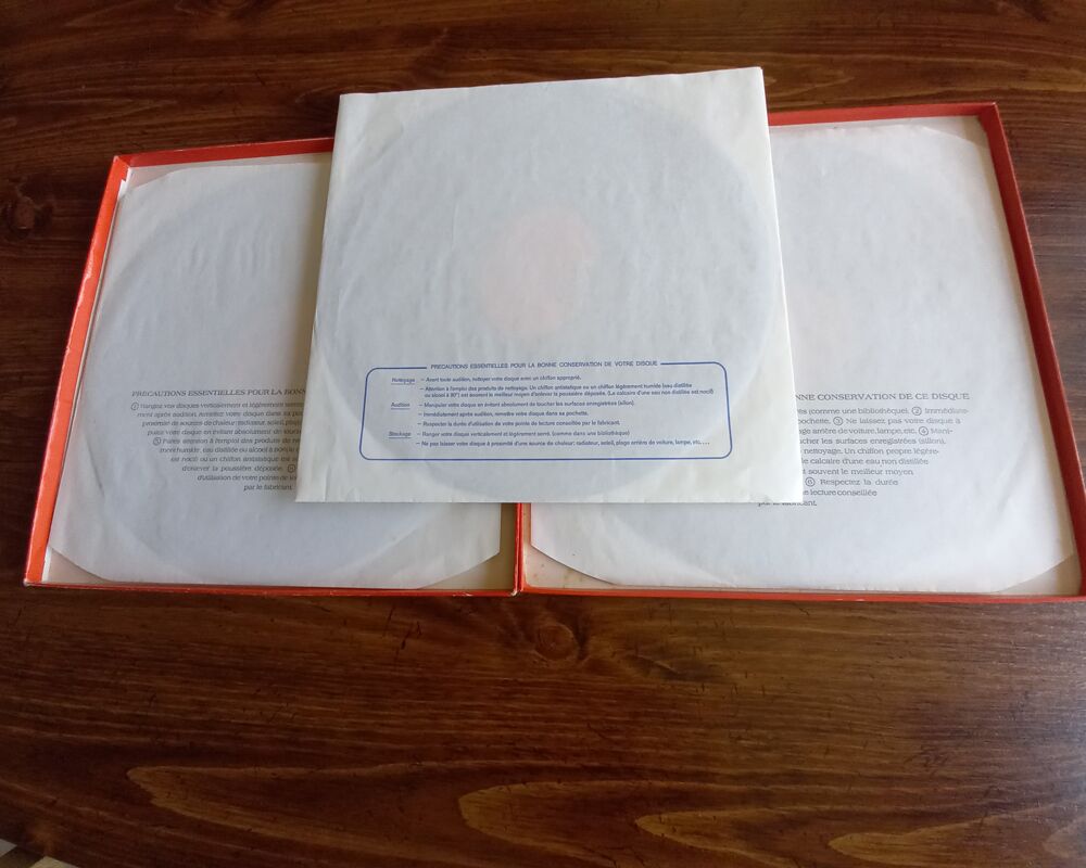 Coffret de 3 disques 33 tours FRANCK POURCEL CD et vinyles
