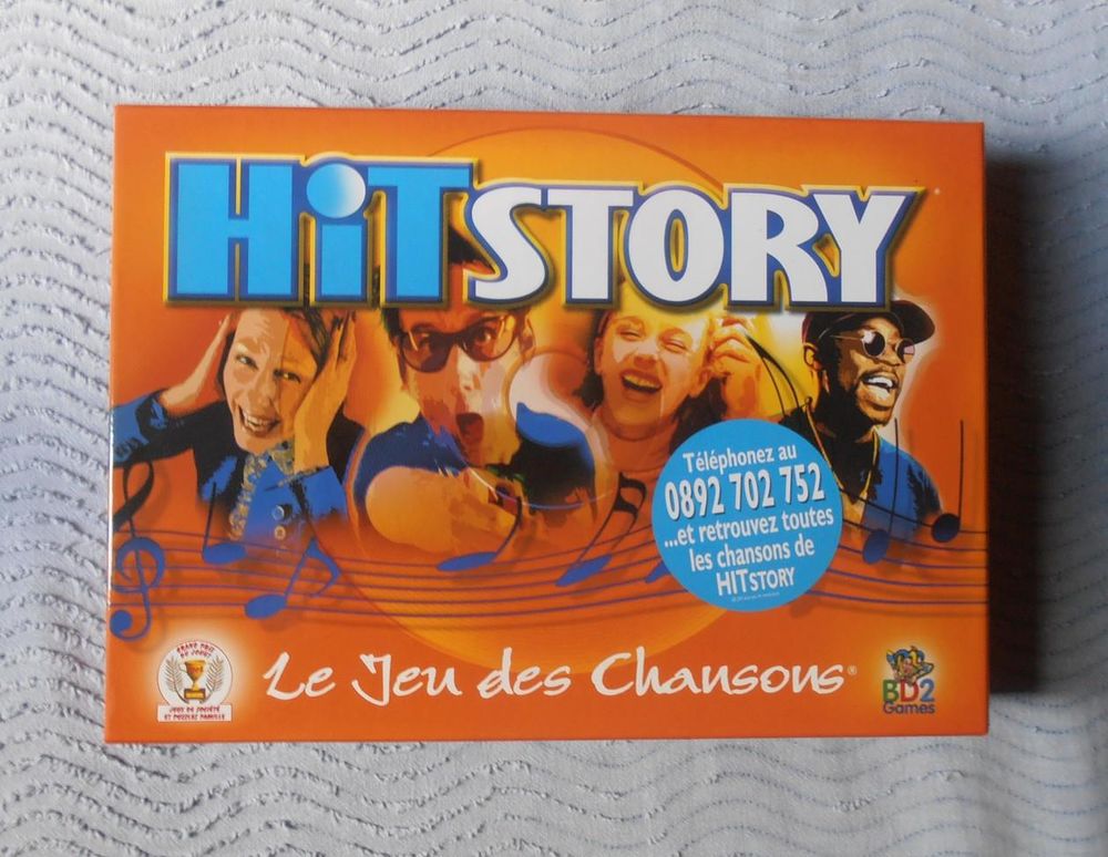 Coffret jeu de soci&eacute;t&eacute; Hit story, le jeu des chansons
Jeux / jouets