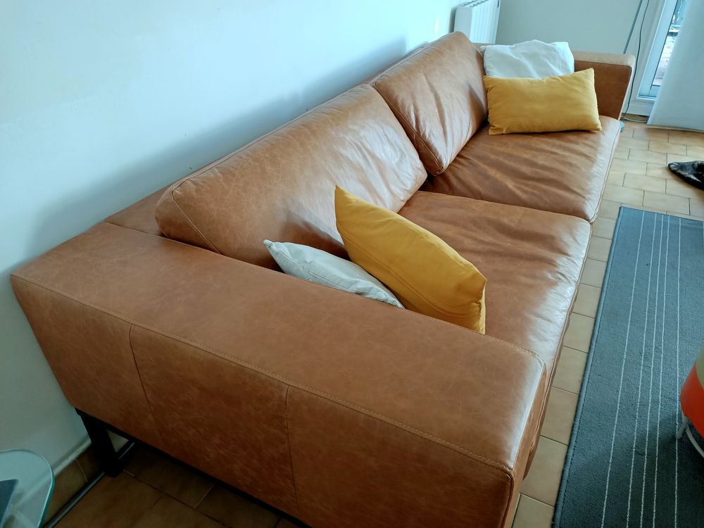 Canap&eacute; en cuir Meubles