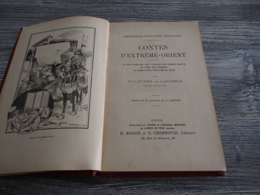 Livre Ancien de 1914 intitul&eacute; "CONTES D'EXTREME-ORIENT" Livres et BD