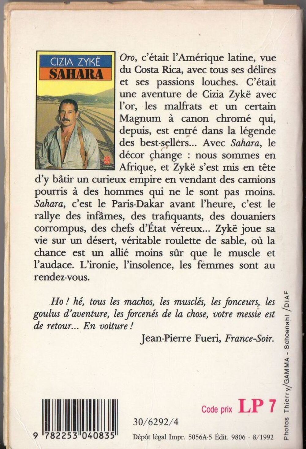 Sahara - Cizia Zyk&euml; Livres et BD